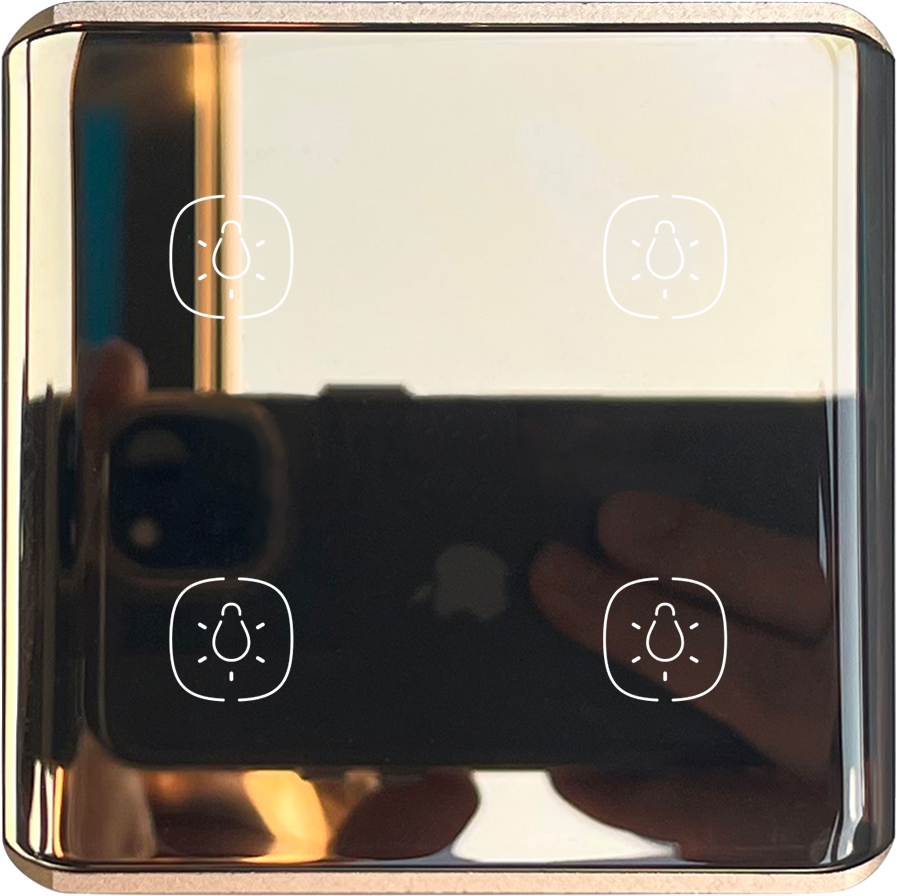 4 gang Light ZigBee Mirror Switch