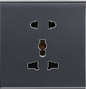Multifunctional five-hole socket