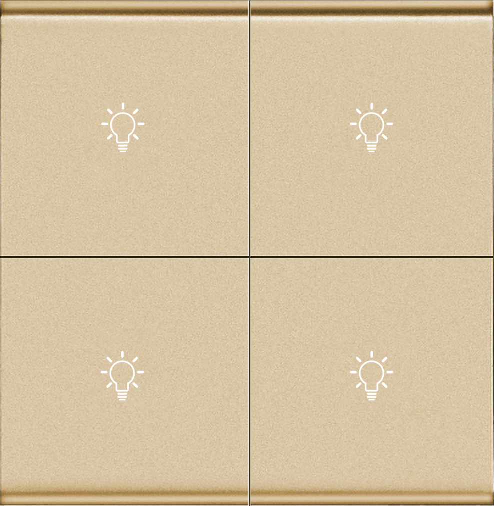4 gang Light Modular ZigBee Switch
